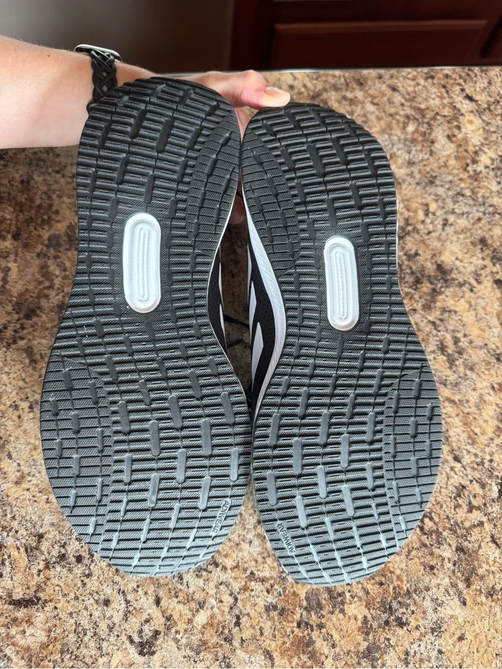 NWOT adidas Black and White Athletic Running Shoes